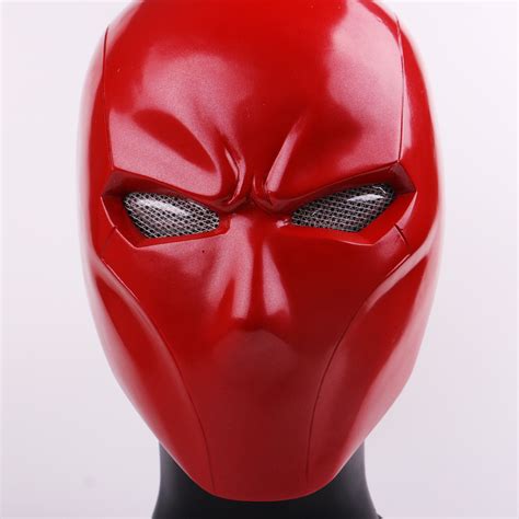 Red Hood Helmet Redhood Mask Red Hood Cosplay DC Comics | Etsy