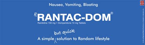 Rantac DOM (Ranitidine Domperidone)- Physician Information Page