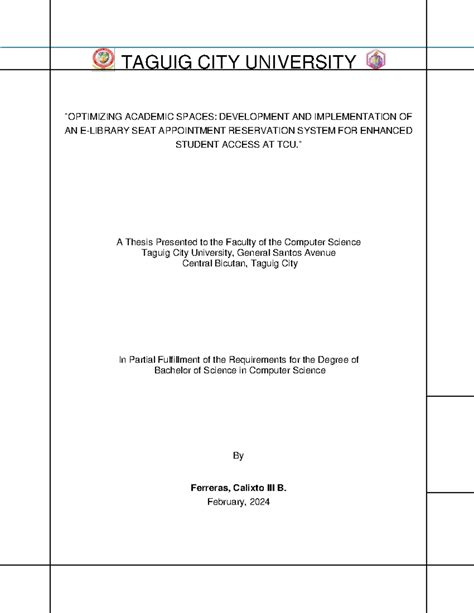 Image result for Computer Science Title Page