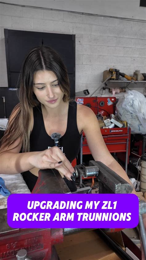Autumn Spooner | a night in the shop upgrading the rocker trunnions for my zl1 🫶🏼 peep the ...