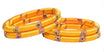 Sukriti Indian Party wear Silk Thread Acrylic Yellow Bangles for Girls ...