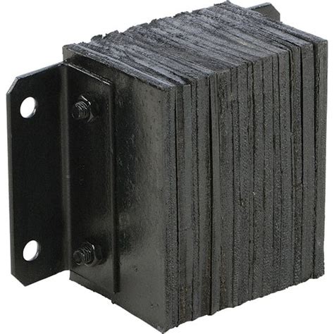 Buy Vestil Rubber Laminated Dock Bumper 12 Wide x 10 High, 6 Projection ...