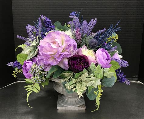 Purple Floral Arrangements at Susanne Lumpkin blog