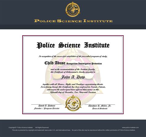 Child Abuse Investigation Training at Police Science Institute