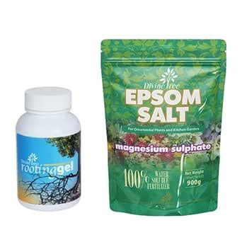 DIVINE TREE Epsom Salt for Plants & Rooting Gel and Root Hormone ...