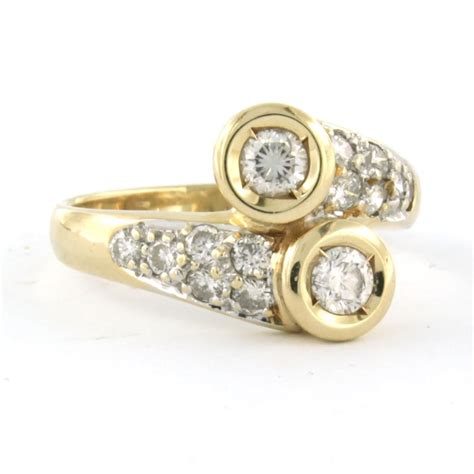 14k Gold Diamond Ring For Sale at 1stDibs | nine stones names
