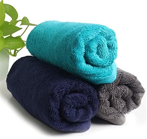 HEELIUM Bamboo Hand Towel | Ultra Absorbent & Anti-Bacterial | 3X ...