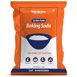 NutroActive Baking SODA Ultra Pure 350 gm : Amazon.in: Grocery ...