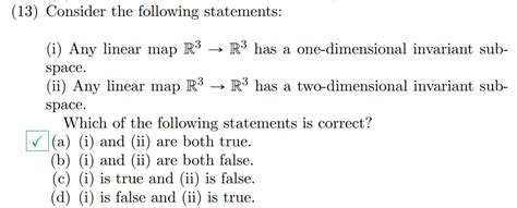 Others: TIFR Mathematics 2025 | Part A | Question: 13