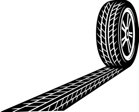 Tire and Track Illustration 11617869 PNG