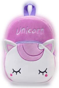 Flipkart.com | Frantic Kids Soft Cartoon Travelling School Bag(1_Purple ...