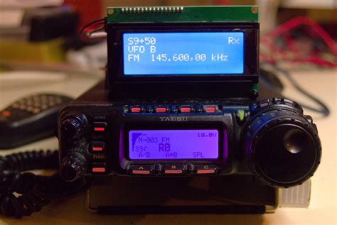 YAESU FT-857D parameters display with an Arduino - F6CZV