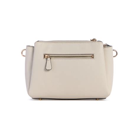 Buy Guess Bone Beige Solid Noelle Sling Bag Online
