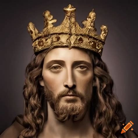 Representation of jesus with bronze skin and wool-like hair on Craiyon
