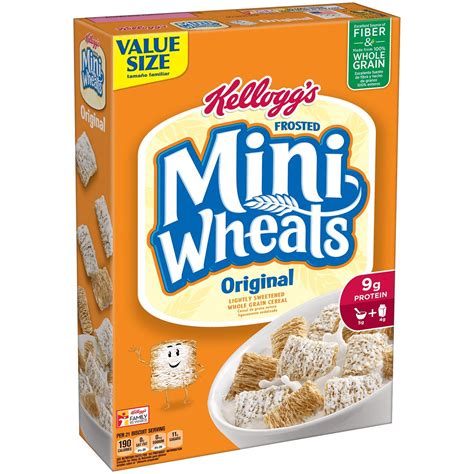 Kellogg's Breakfast Cereal, Frosted Mini-Wheats, Original, Low Fat ...