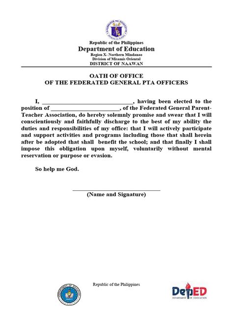 Image result for Teacher Induction Program Oath