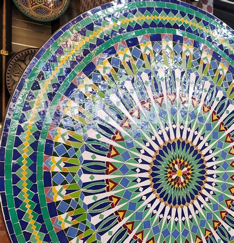 Mosaic Outdoor Ceramic Table for Patio,indoor Mosaic Table,customizable ...