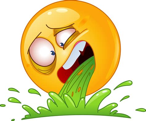 Throwing Up Emoji Decal | Funny emoji faces, Smiley, Emoticon
