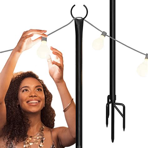 Image result for String Light Poles