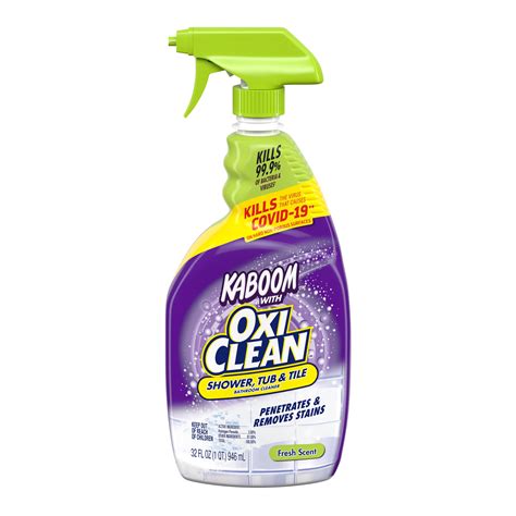 Kaboom Shower, Tub Tile with the power of OxiClean Stainfighters, 32oz ...