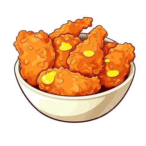 Fried Chicken Fast Food Cartoon, Food Clipart, Chicken Clipart, Cartoon ...