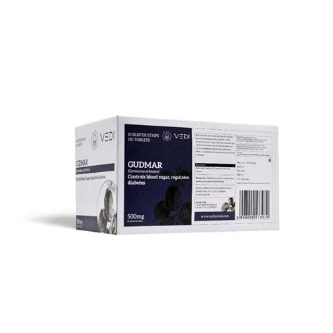 Gudmar Tablet for Blood Sugar Regulation and Diabetes Control, Gymnema ...