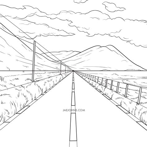 How to Draw One Point Perspective: Draw Room, City, Cube