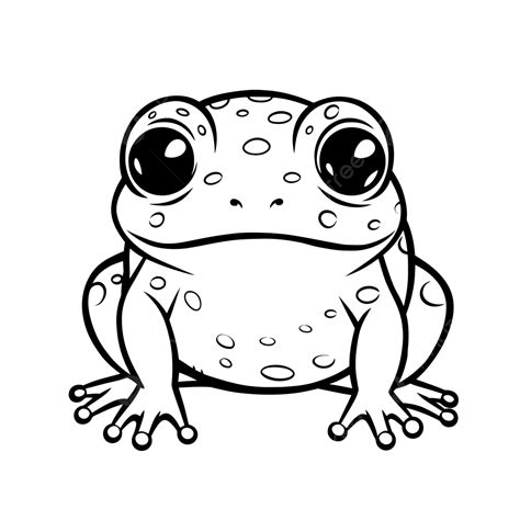 Printable Cute Frog Coloring Pages