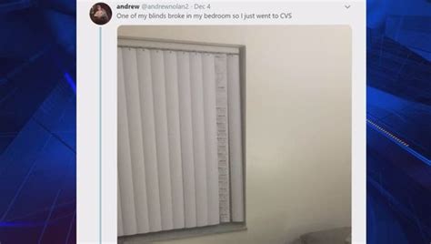 Man's hilarious idea to replace broken blind with long CVS receipt goes ...