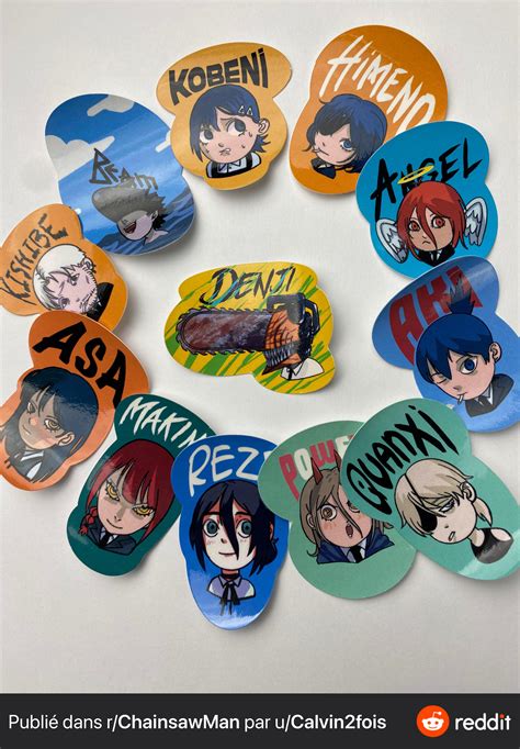 Chainsawman Face Png Sticker