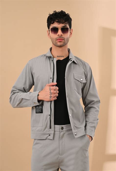 Grey Overshirt Co-ords – Offmint