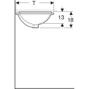 Geberit VariForm under-countertop washbasin, oval | Geberit product ...