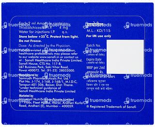 Myoril Injection: Uses, Side Effects, Price & Substitutes