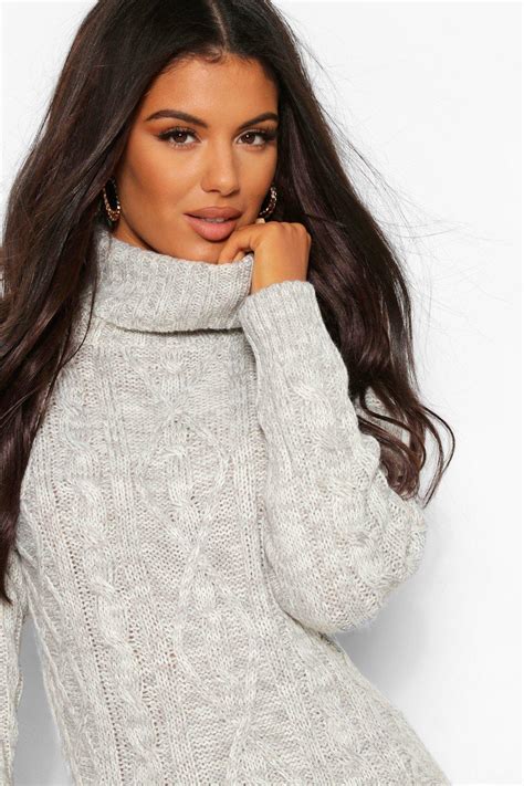 Grof on sale gebreide jurk