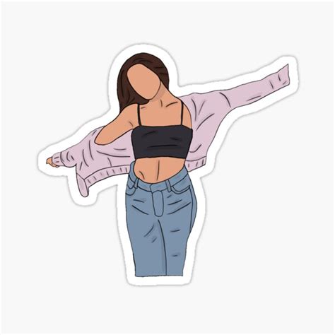 Image result for Addison Rae Outline