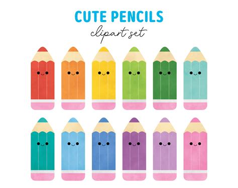 Pencil Crayons Clip Art