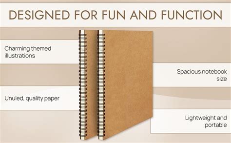 AccuPrints A5 Pack of 2 Craft Notebook, 80 leaf 160 Pages,Blank or ...