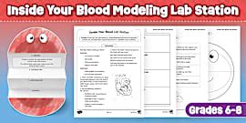 Circulatory System Life Science Word Search 6th-8th Grade