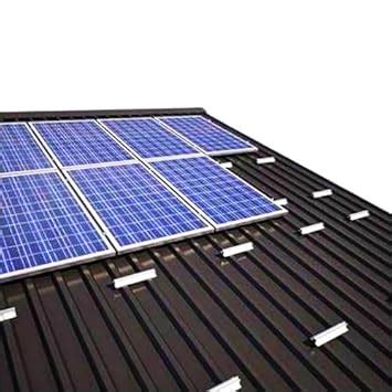Rooftop Solar Panel Mounting Micro Rail Structure Set (Structure Set ...