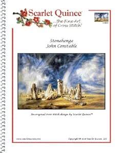 Scarlet Quince CON001 Stonehenge by John Constable Counted Cross Stitch ...