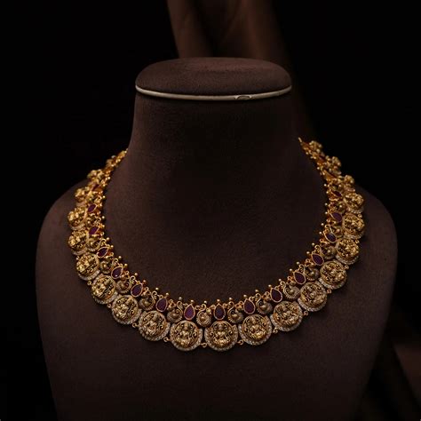 925 Gold Plated Silver Necklace | Rimli.in