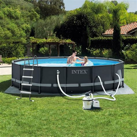 Image result for Intex Above Ground Pool Installation