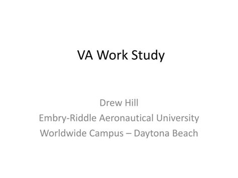 Image result for VA Works Study Program