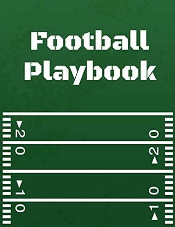 Football Playbook Coach's Notebook: Football Playbook with Field ...