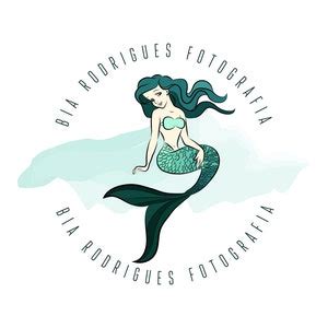 DIGITAL Custom Logo Design Mermaid Wave Water Logo Watermark - Etsy India