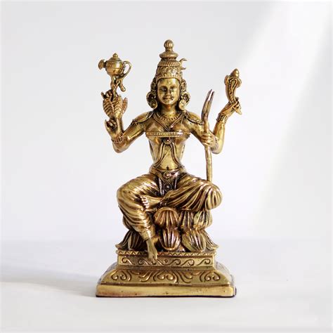 Lalita Tripura Sundari Idol Pure Brass – Shunya Wellness