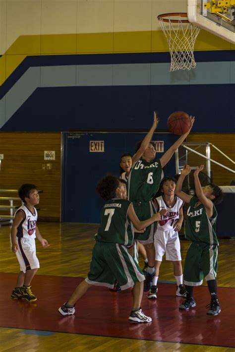 Station residents, Japanese compete in youth basketball tournament