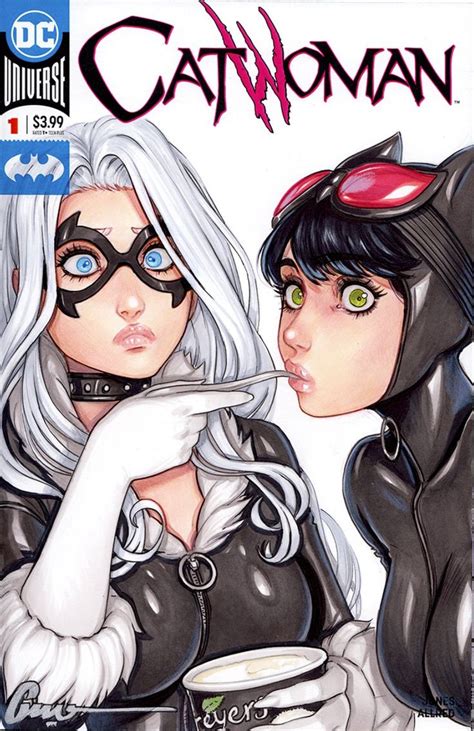 Black Cat and Catwoman by Omar Dogan in 2025 | Black cat marvel ...