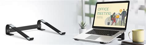 ELV Direct Tabletop Direct Laptop Stand, Ergonomic Aluminum Computer ...