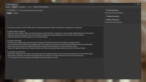 Unity Player Profile 的图像结果